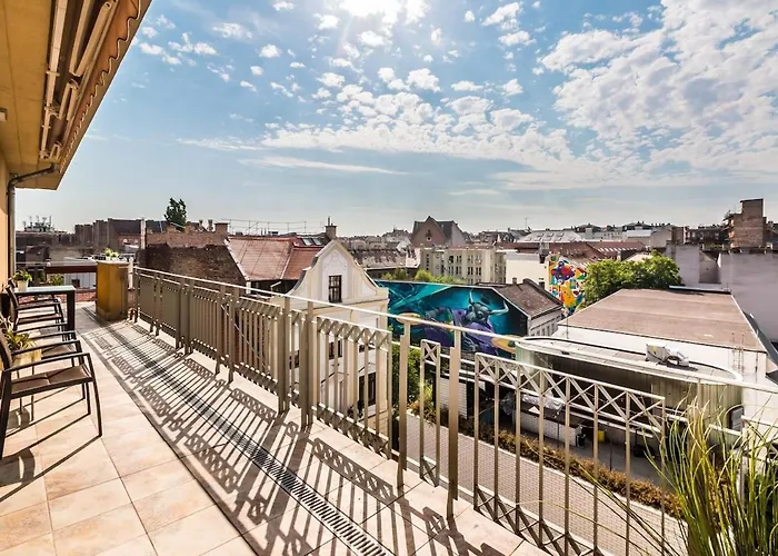 Central Penthouse Free Parking 2Balconies Ac Nice